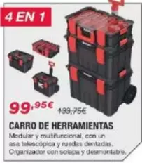 Oferta de Carro De Herramientas por 99,95€ en Chafiras