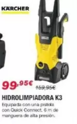 Oferta de Kärcher - Hidrolimpiadora K3 por 99,95€ en Chafiras