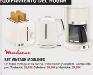 Oferta de Moulinex - Set Vintage por 29,95€ en Chafiras