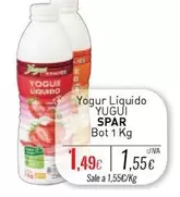 Oferta de Spar - Yogur Liquido Yugui por 1,49€ en Cuevas Cash