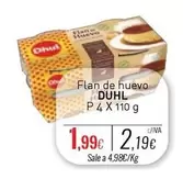 Oferta de Dhul - Flan De Huevo por 1,99€ en Cuevas Cash