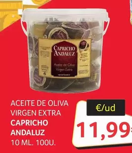 Oferta de Capricho Andaluz - Aceite De Oliva Virgen Extra  por 11,99€ en Gros Mercat