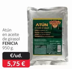 Oferta de Fenicia - Atún En Aceite De Girasol por 5,75€ en Gros Mercat