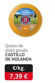 Oferta de Castillo de Holanda - Queso De Plato Gouda por 7,39€ en Gros Mercat