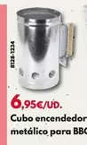 Oferta de Cubo Encendedor Metálico Para Bbq por 6,95€ en BricoCentro