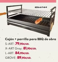 Oferta de Cajón + Parrilla Para Bbq De Obra por 79,95€ en BricoCentro