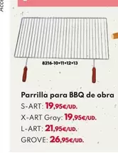 Oferta de Parrilla Para Bbq De Obra por 19,95€ en BricoCentro