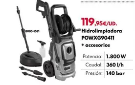 Oferta de Hidrolimpiadora POWXG90411 +Accesorios por 119,95€ en BricoCentro
