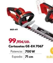 Oferta de Einhell - Cortasetos GE-EH 7067 por 99,95€ en BricoCentro