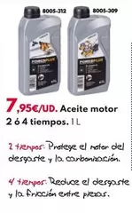 Oferta de Aceite Motor 2 O 4 Tiempos por 7,95€ en BricoCentro