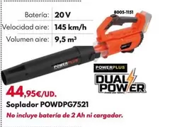 Oferta de Aire - Soplador Powdpg7521 por 44,95€ en BricoCentro