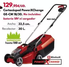 Oferta de Einhell - Cortacésped Powerxchange GE-CM 18/30 por 129,95€ en BricoCentro