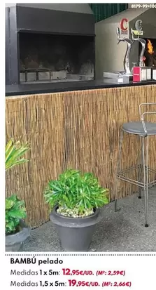 Oferta de Bambú Pelado por 12,95€ en BricoCentro