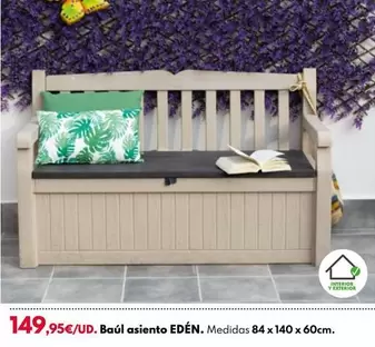 Oferta de Baúl Asiento Eden por 149,95€ en BricoCentro