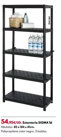 Oferta de Estantería Sigma 16 por 54,95€ en BricoCentro