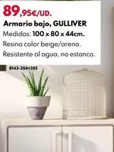 Oferta de Armario Bajo, Gulliver por 89,95€ en BricoCentro