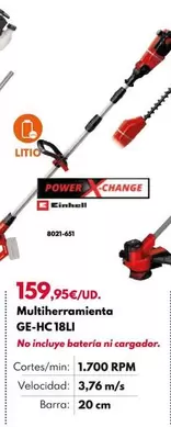 Oferta de Multiherramienta GE-HC18LI por 159,95€ en BricoCentro
