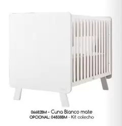 Oferta de 06682bm Cuna Blanco Mate en Dulce Bebé