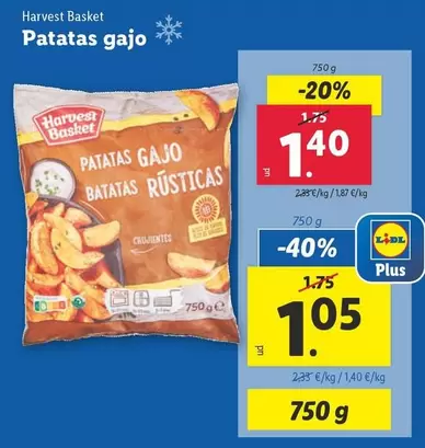 Oferta de Harvest Basket - Patatas Gajo por 1,4€ en Lidl