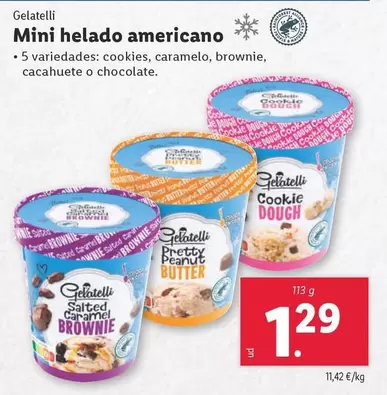 Oferta de Gelatelli - Mini Helado Americano por 1,29€ en Lidl