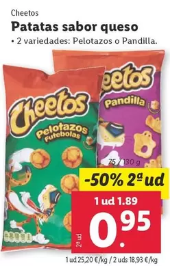 Oferta de Cheetos - Patatas Sabor Queso por 1,89€ en Lidl