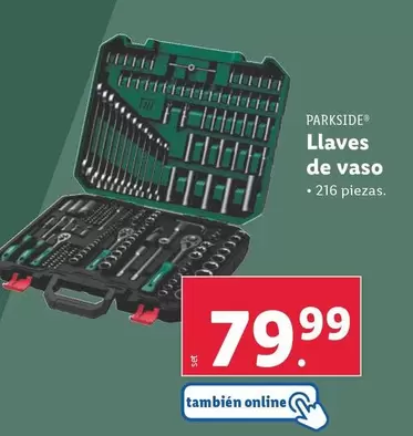 Oferta de Parkside - Llaves De Vaso por 79,99€ en Lidl
