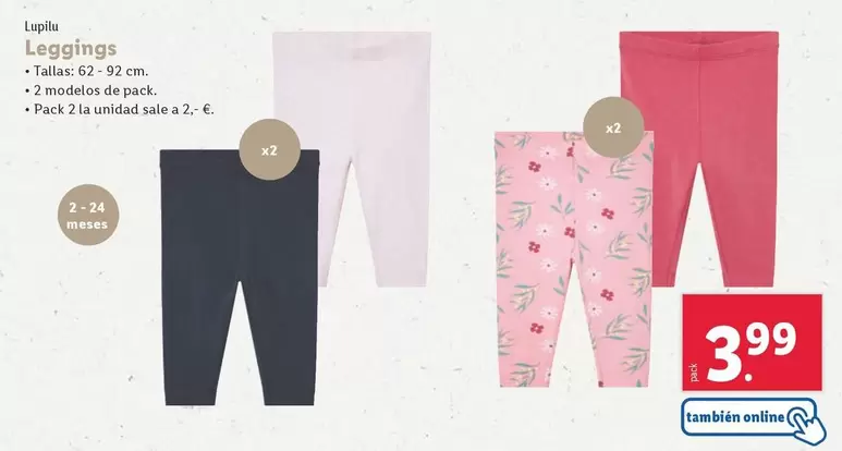 Oferta de Lupilu - Leggings por 3,99€ en Lidl