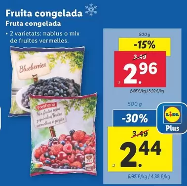 Oferta de Fruta Congelada por 2,96€ en Lidl