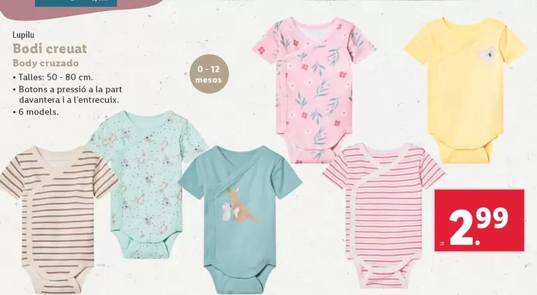 Oferta de Lupilu - Body Cruzado por 2,99€ en Lidl