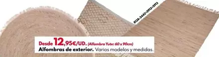 Oferta de Alfombras De Exterior por 12,95€ en BricoCentro