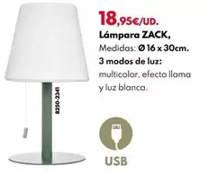 Oferta de Lámpara Zack por 18,95€ en BricoCentro