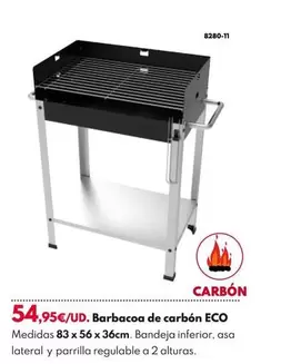 Oferta de Barbacoa De Carbón Eco por 54,95€ en BricoCentro