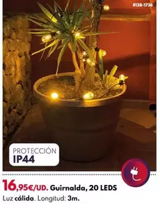 Oferta de Guirnalda, 20 Leds por 16,95€ en BricoCentro