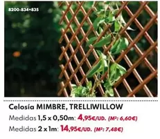 Oferta de Celosía Mimbre, Trelliwillow por 4,95€ en BricoCentro