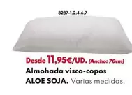 Oferta de Almohada Visco-Copos Aloe Soja por 11,95€ en BricoCentro