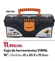 Oferta de Caja De Herramientas VIM16 16'' por 11,95€ en BricoCentro