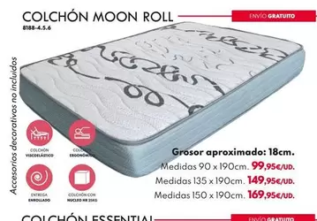 Oferta de Colchon Moon Roll por 99,95€ en BricoCentro