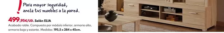 Oferta de Salon Elia por 499,95€ en BricoCentro