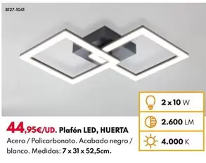Oferta de Plafón Led, Huerta por 44,95€ en BricoCentro