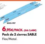 Oferta de Pack De 2 Sierras Sable por 6,95€ en BricoCentro