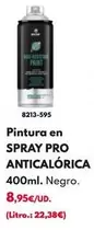 Oferta de Pintura En Spray Pro Anticalórica por 8,95€ en BricoCentro
