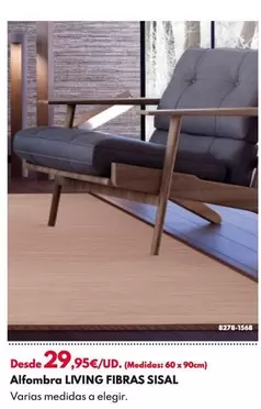 Oferta de Alfombra Living Fibras Sisal por 29,95€ en BricoCentro