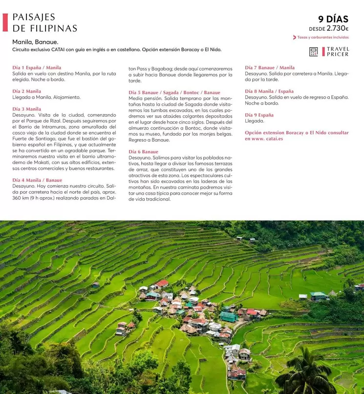 Oferta de Paisajes De Filipinas por 2730€ en Catai