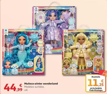Oferta de Muneca Winter Wonderland por 44,99€ en Alcampo