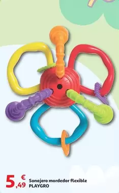 Oferta de Playgro - Sonajero Mordedor Flexible por 5,49€ en Alcampo