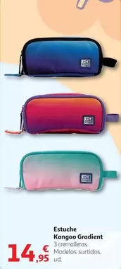 Oferta de Estuche Kangoo Gradient por 14,95€ en Alcampo