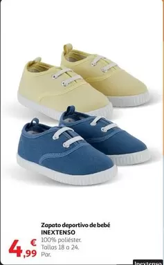 Oferta de Inextenso - Zapato Deportivo De Bebe por 4,99€ en Alcampo