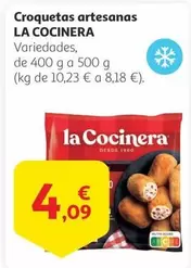 Oferta de La Cocinera - Croquetas Artesanas por 4,09€ en Alcampo