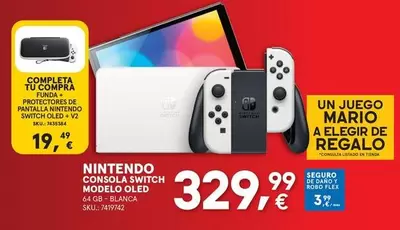Oferta de Nintendo - Consola Switch Modelo Oled por 329,99€ en Worten