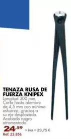 Oferta de Knipex - Tenaza Rusa De Fuerza  por 24,59€ en Coferdroza
